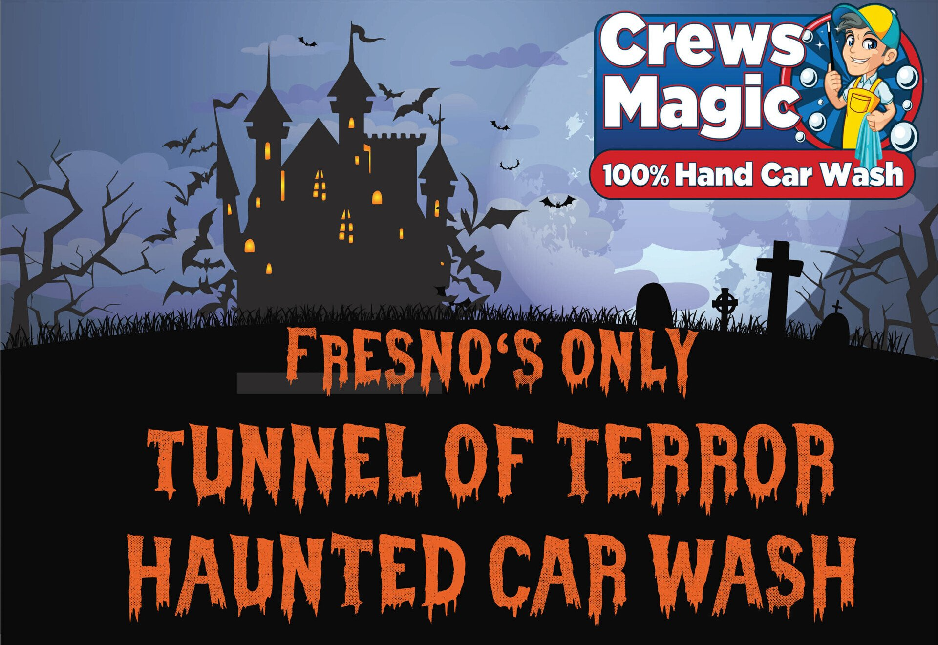 October 15th - 30th haunted halloween car wash
