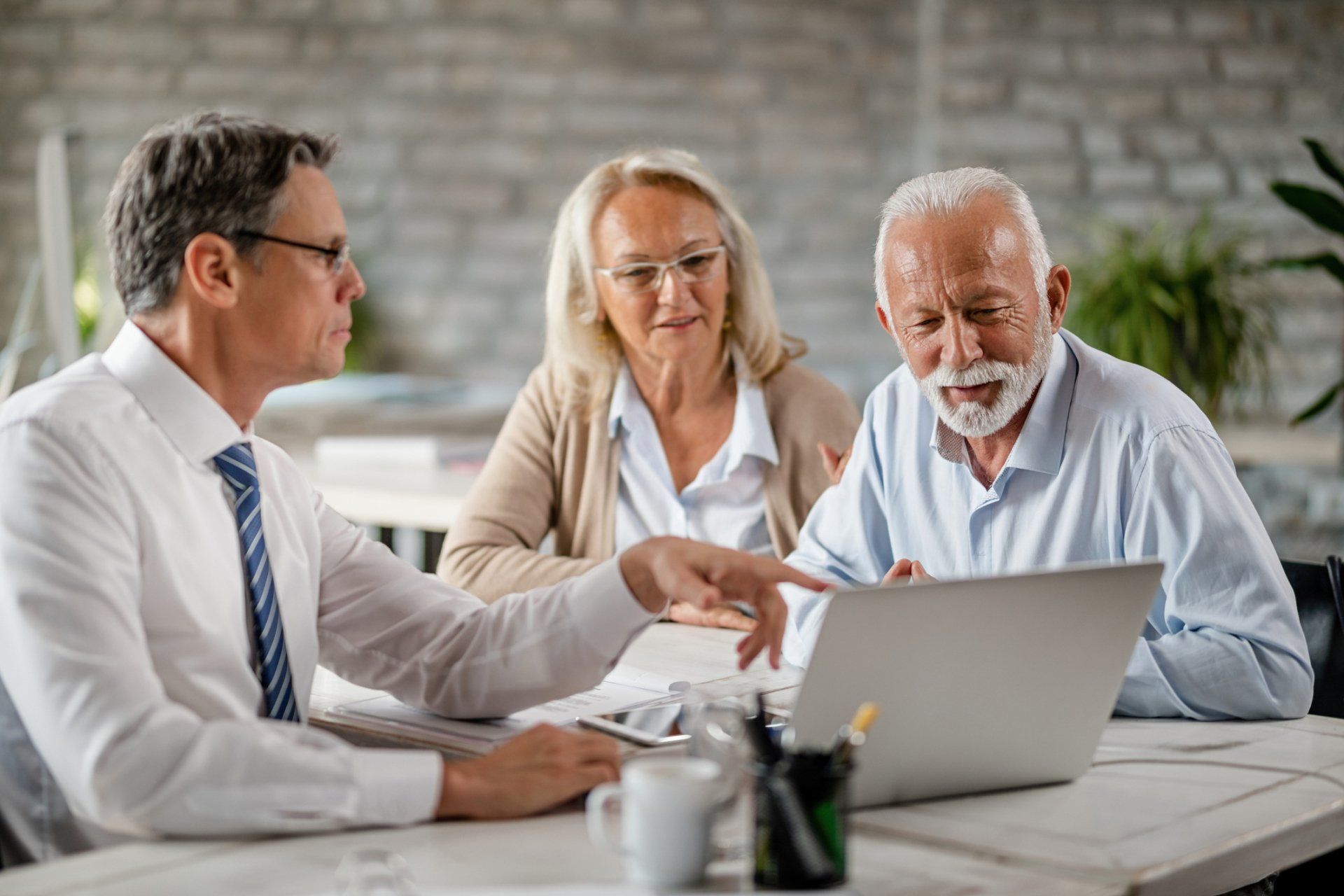 Seniors Consulting to an Insurance Agent — Michigan City, IN — Snyder Insurance Agency