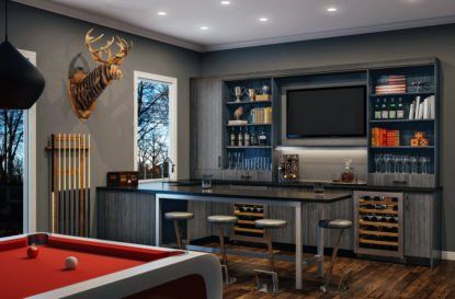 Modern Bar — Clovis, CA — Infinity Cabinets