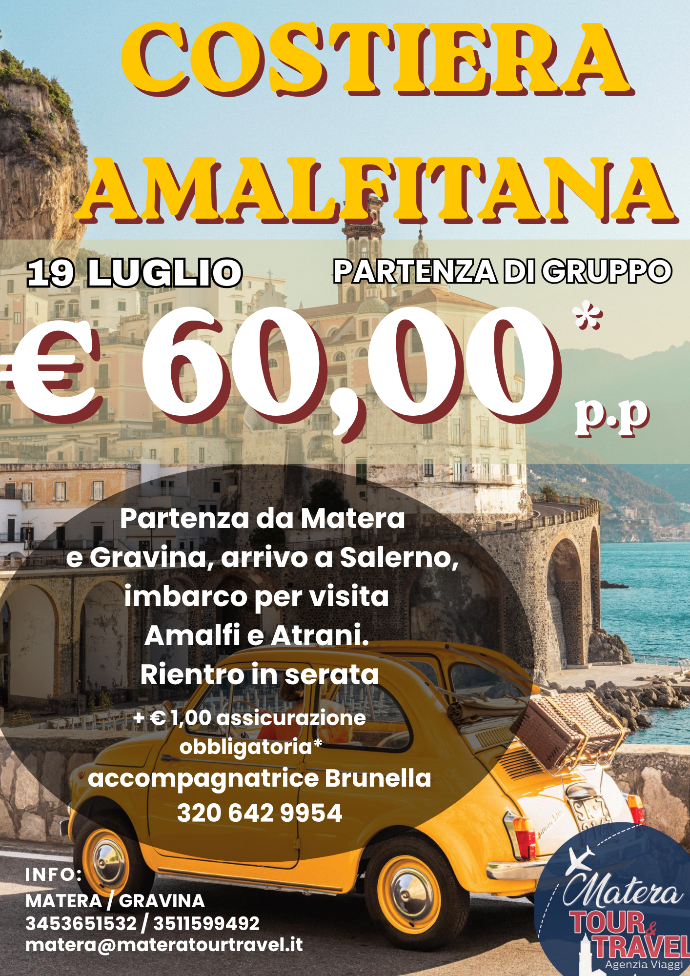 VIAGGIO DI GRUPPO COSTIERA AMALFITANA