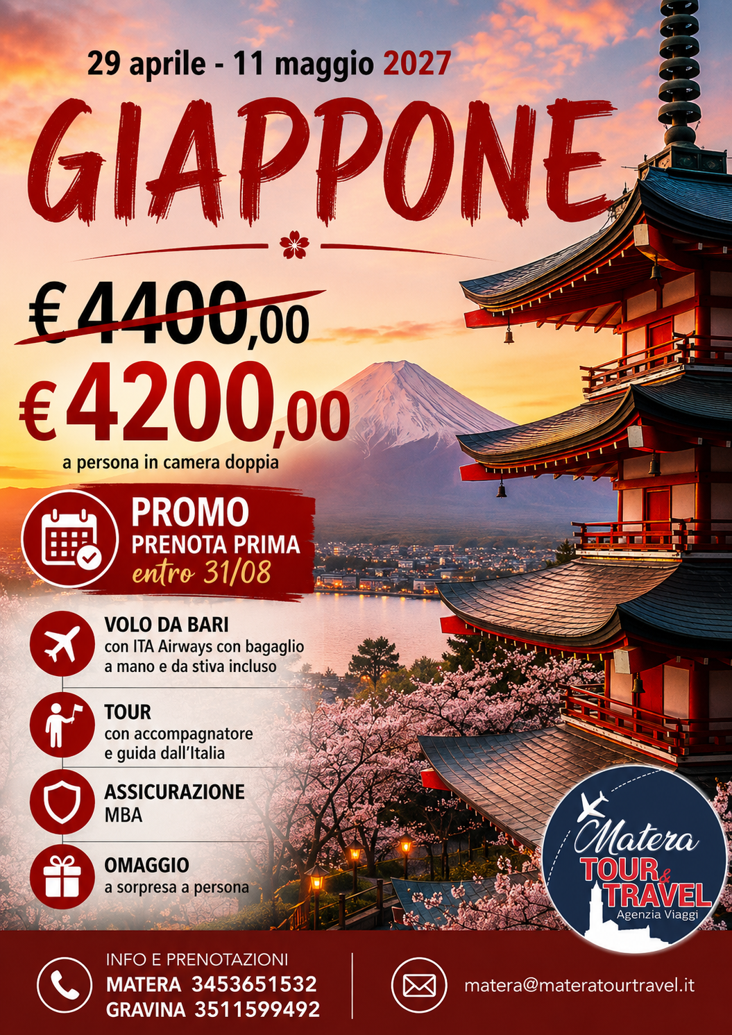 TOUR GIAPPONE 2027