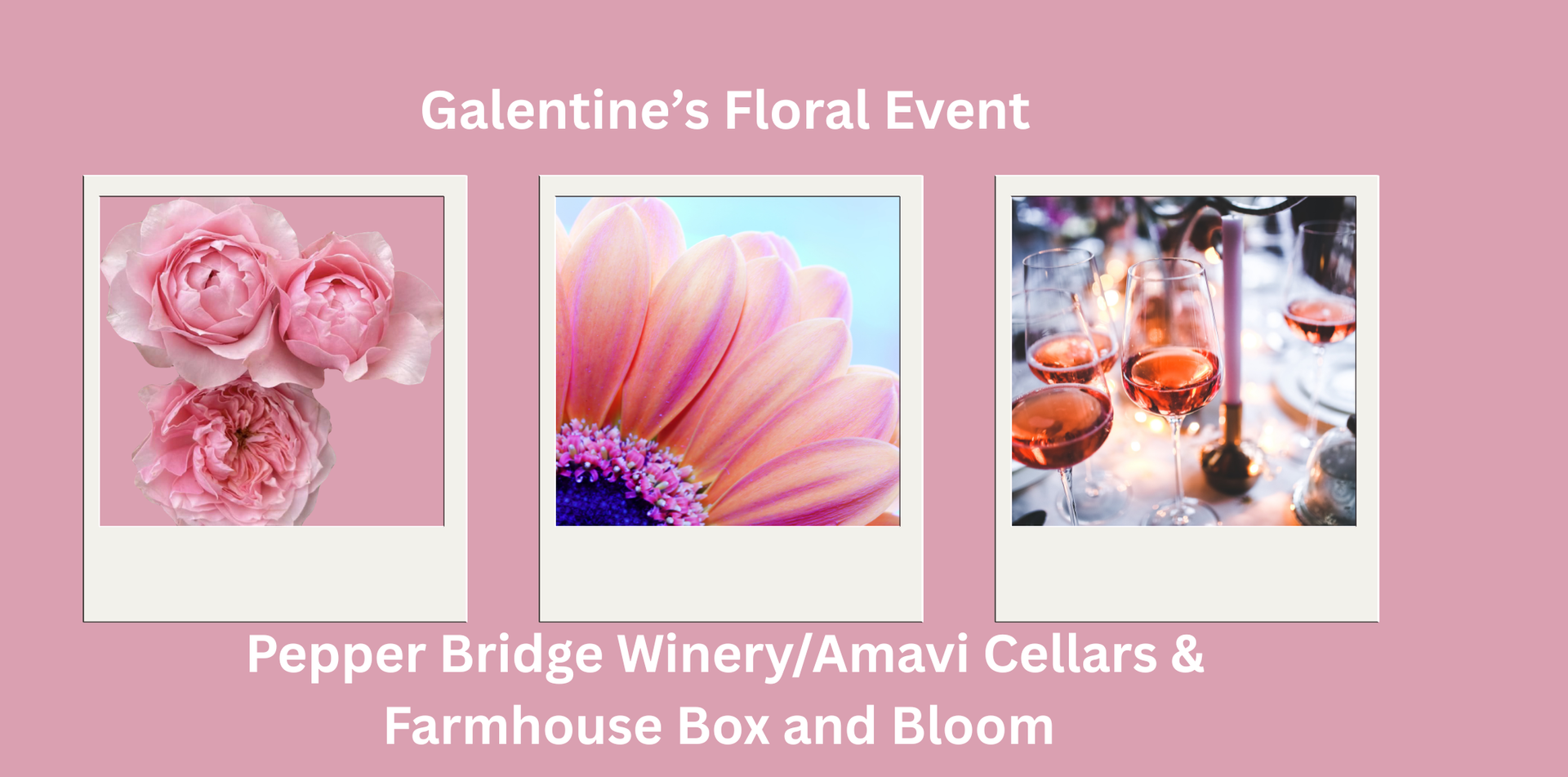 Galentine’s Floral Class with Farmhouse Box and Bloom