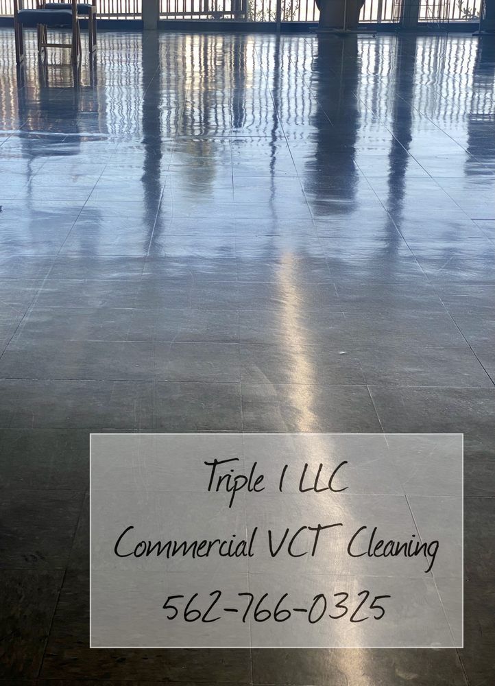 Triple I LLC | a sign for triple i llc commercial vct cleaning