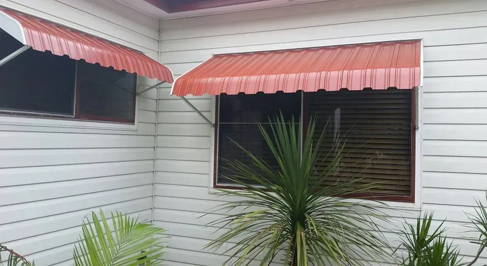 Orange Aluminium Awnings — Shutters in Bundaberg, QLD