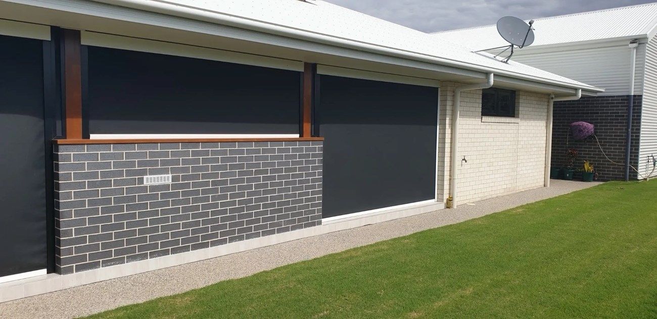Awnings Around Outdoor Area — Shutters in Bundaberg, QLD