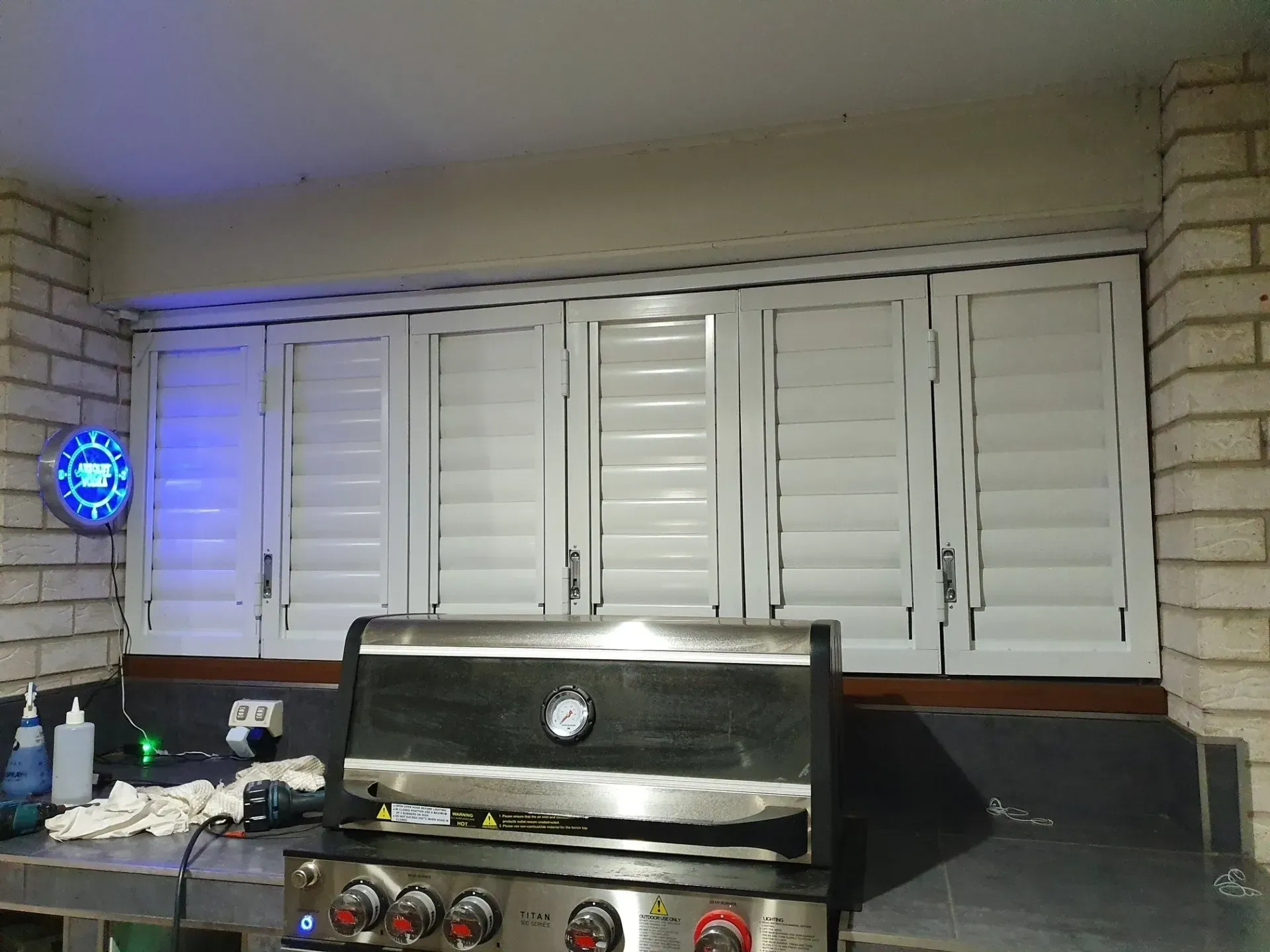 Shutters Over BBQ — Shutters in Bundaberg, QLD