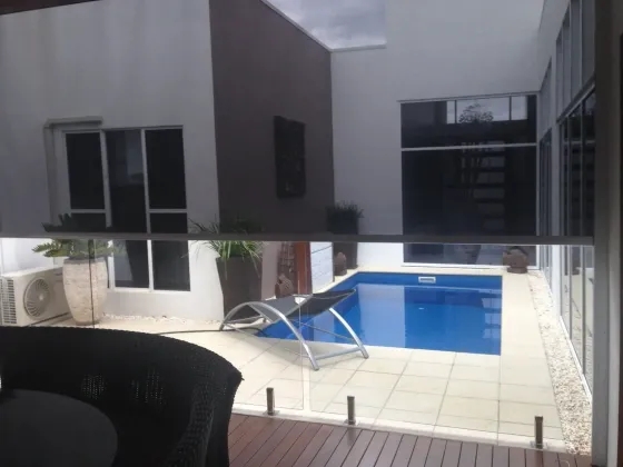Awning Half Pulled Down — Shutters in Bundaberg, QLD
