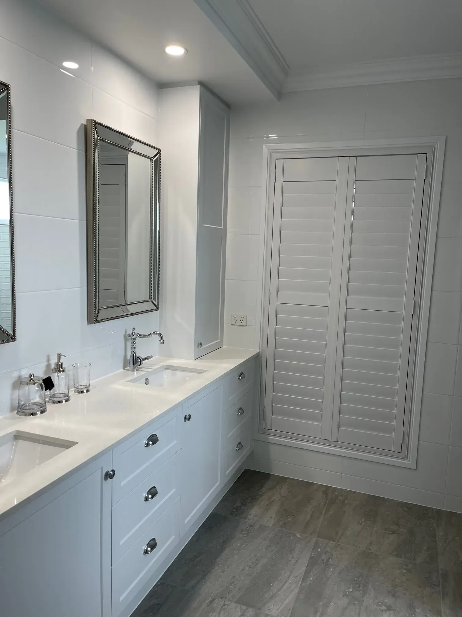 Shutters In Bathroom — Shutters in Bundaberg, QLD