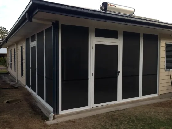 Large Black Shutters — Shutters in Bundaberg, QLD
