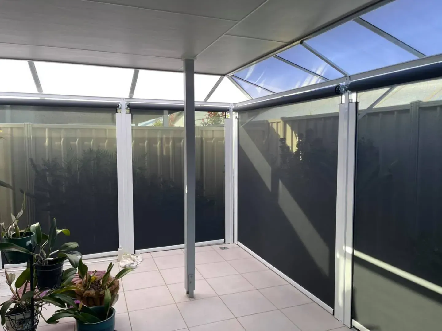 Four Awnings Around Corner — Shutters in Bundaberg, QLD