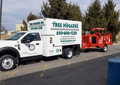 White and Black Truck — Avondale, PA — Tree Huggerz Inc