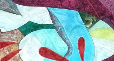 Textielkunst  Keerzijde II Detail II