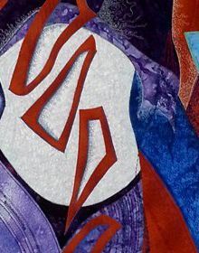 Textielkunst  Keerzijde III Detail I