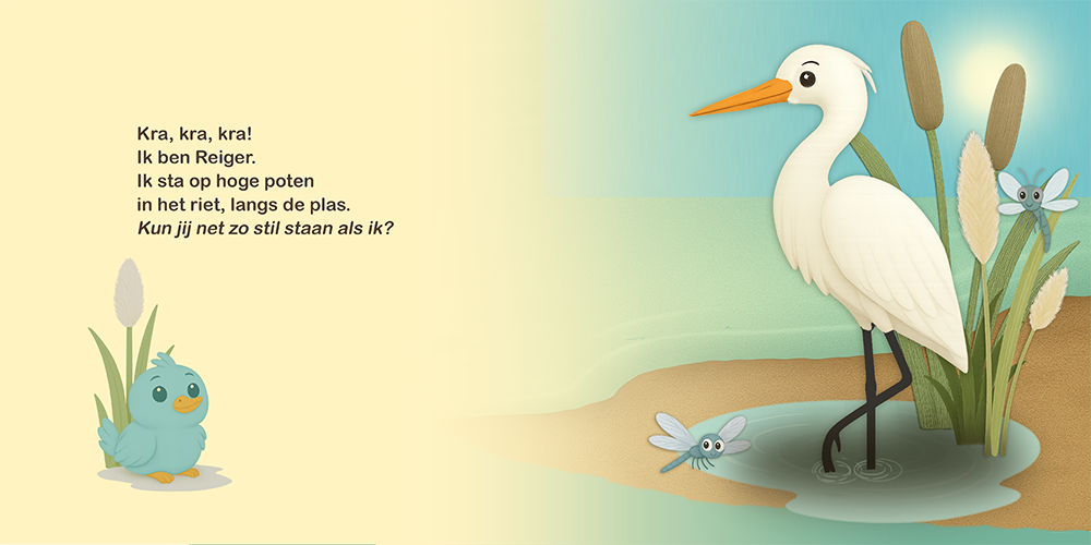Vogel en Koe: Het ei pagina 21 en 22