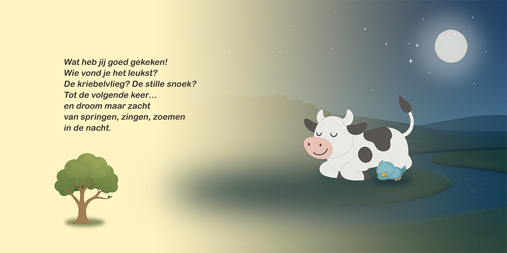 Vogel en Koe: Het ei pagina 21 en 22