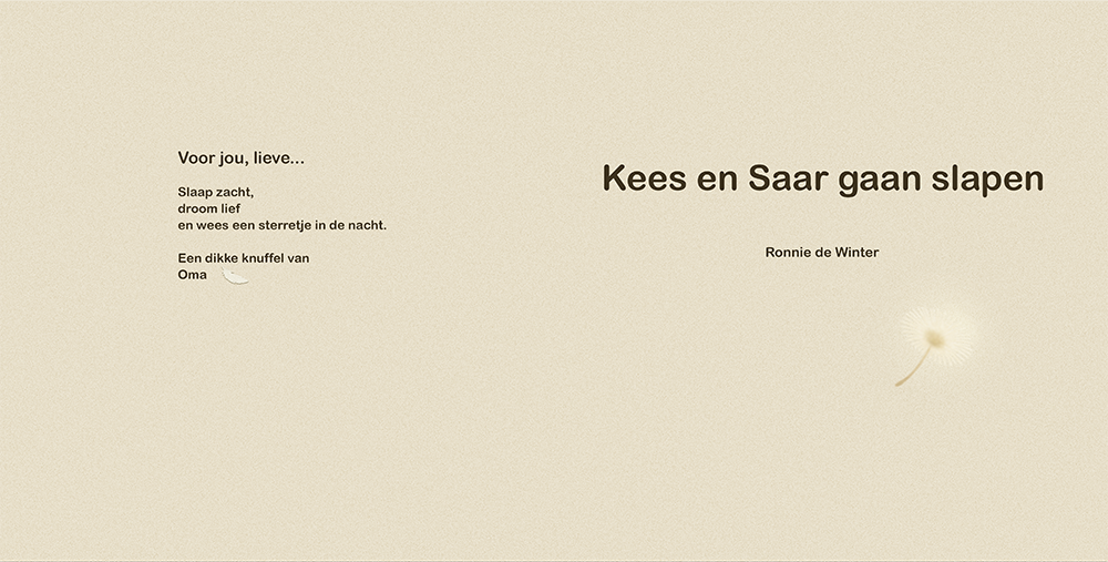 Kees en Saar gaan slapen titelpagina
