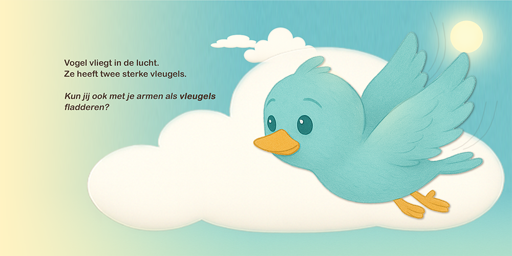 Vogel en Koe: Het ei pagina 3 en 4