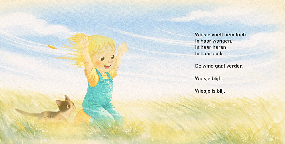 Wiesje en de wind spread 10