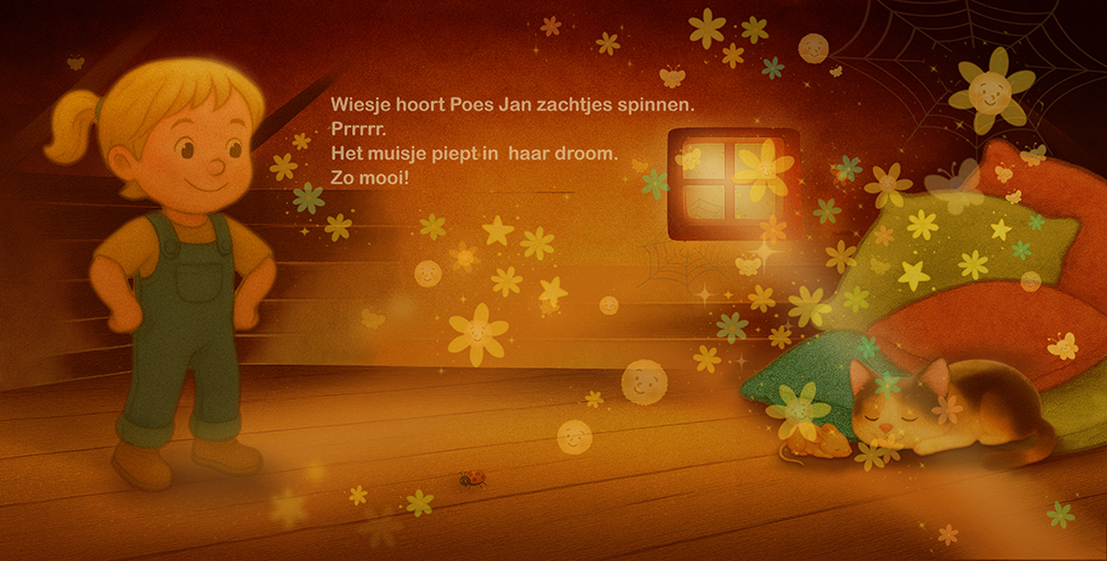 Wiesje en het geheim van de spiegel spread 10