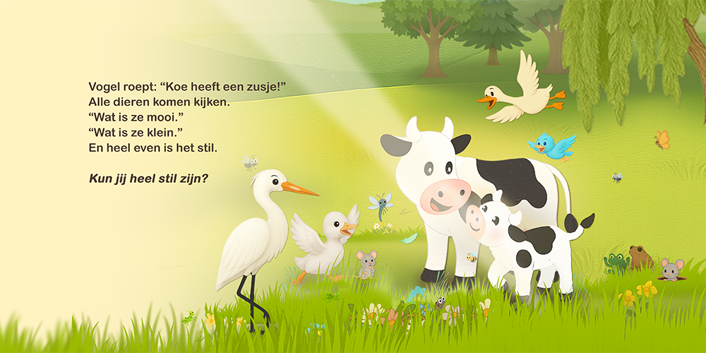 Vogel en Koe: Het ei pagina 21 en 22