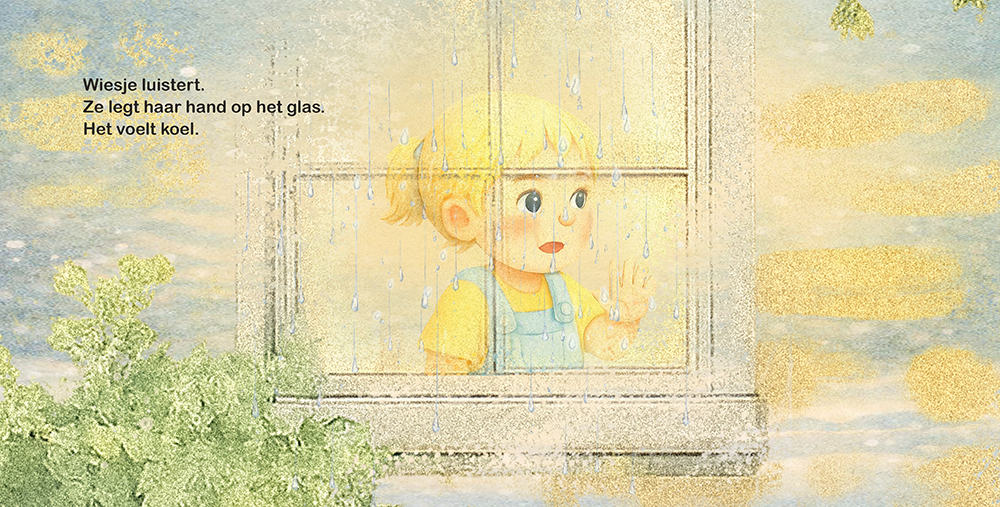 Wiesje en de regen  spread 3