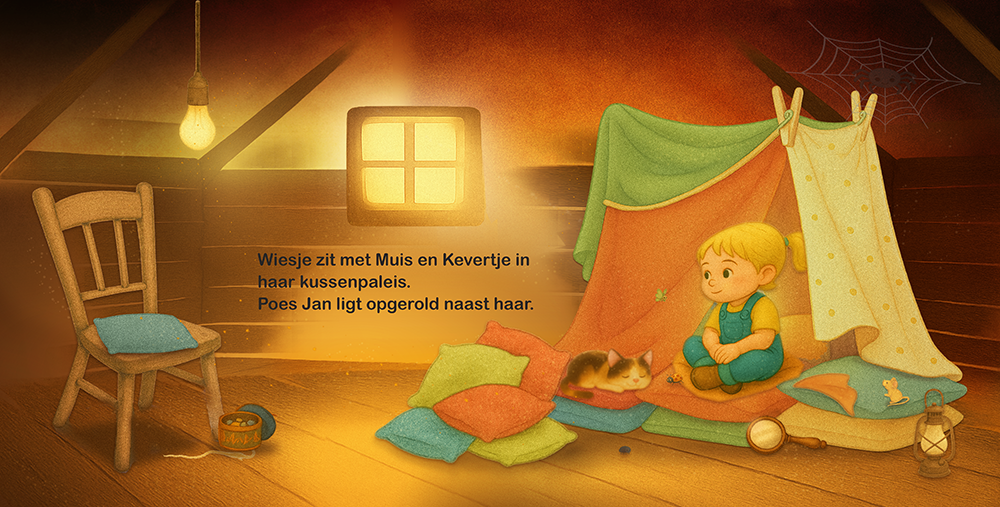 Wiesje en het geheim van de spiegel spread 3