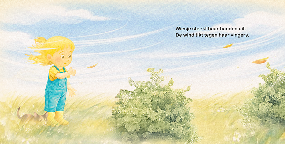 Wiesje en de wind spread 4