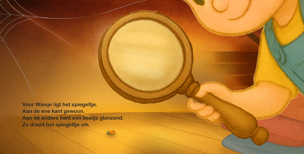 Wiesje en het geheim van de spiegel spread 4