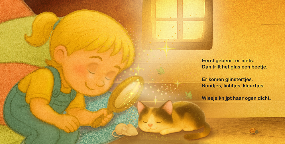 Wiesje en het geheim van de spiegel spread 6