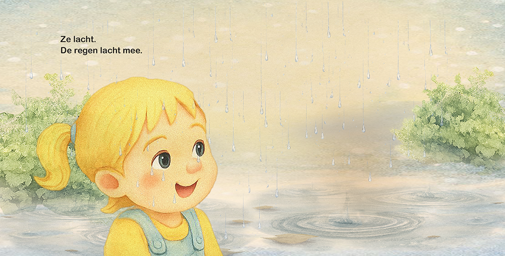 Wiesje en de regen  spread 7