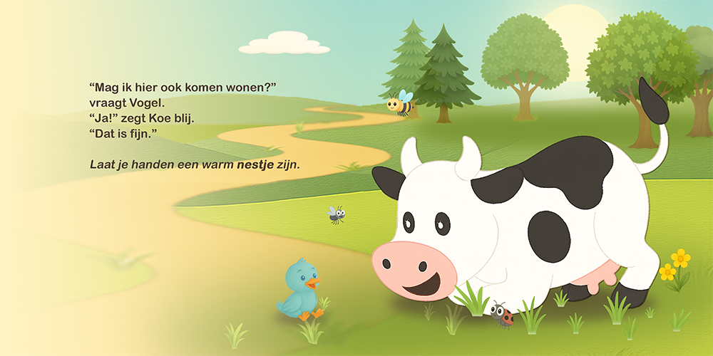 Vogel en Koe: Het ei pagina 15 en 16
