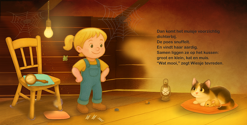 Vogel en Koe: Het ei pagina 13 en 14