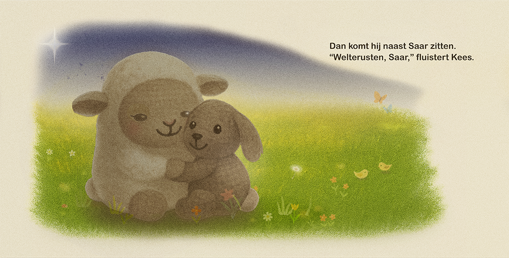 Kees en Saar gaan slapen spread 9