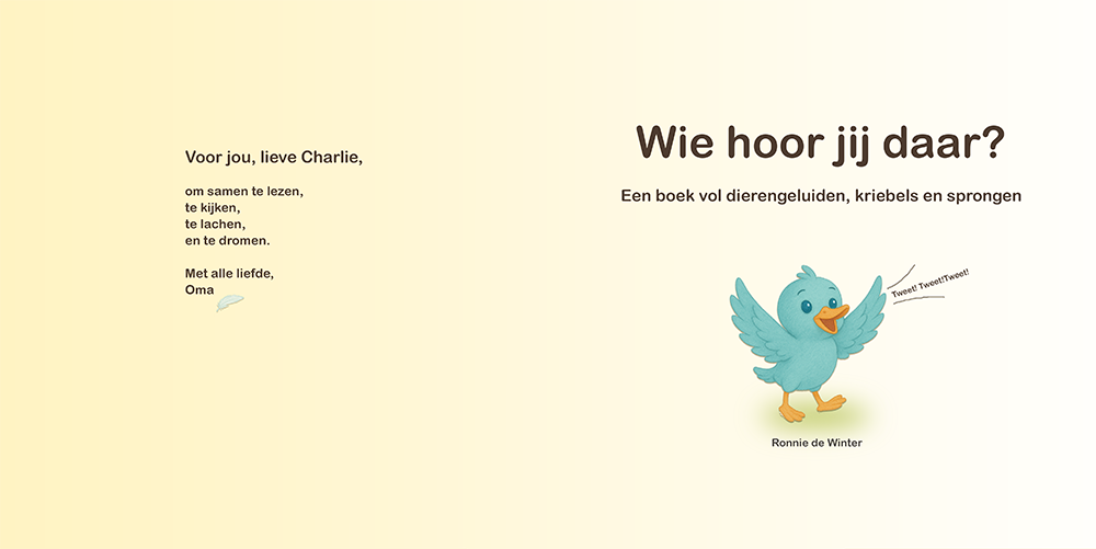 Vogel en Koe: Het ei pagina 1 en 2