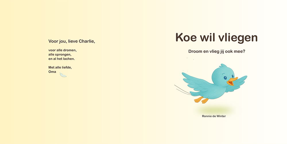 Vogel en Koe: Het ei pagina 1 en 2