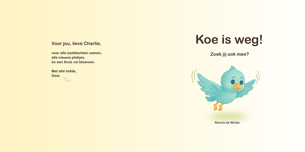 Vogel en Koe: Het ei pagina 1 en 2