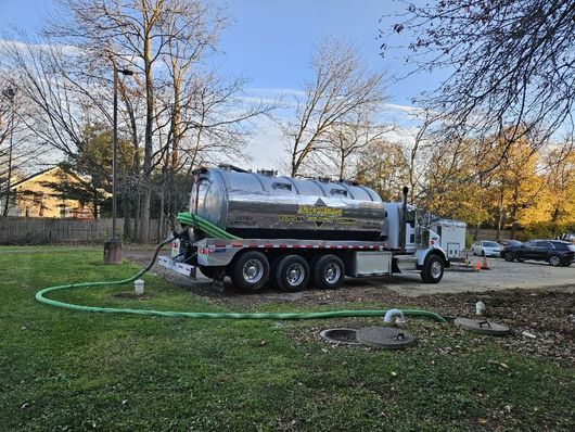 Septic tank baffle cleaning to ensure proper wastewater flow and system function