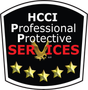A logo for hcci professional protective services llc