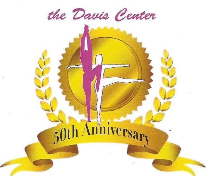 Davis center 50th anniversary logo