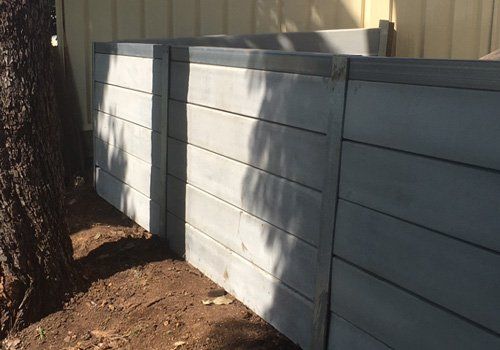 A grey retaining wall | Sydney, NSW | Waratah Steel Supplies