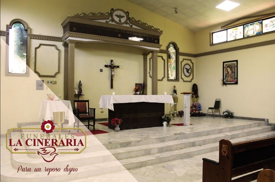 Una imagen de una iglesia con la palabra cineraria en ella.