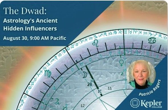 Patricia Rogers Astrologer presents a free webinar at Keplercollege.org on Saturday, August 30, 2025 at 9:00 am Pacific time.  Subject discussed the 12 divisions of each zodiac sign to create a complete zodiac within each sign.