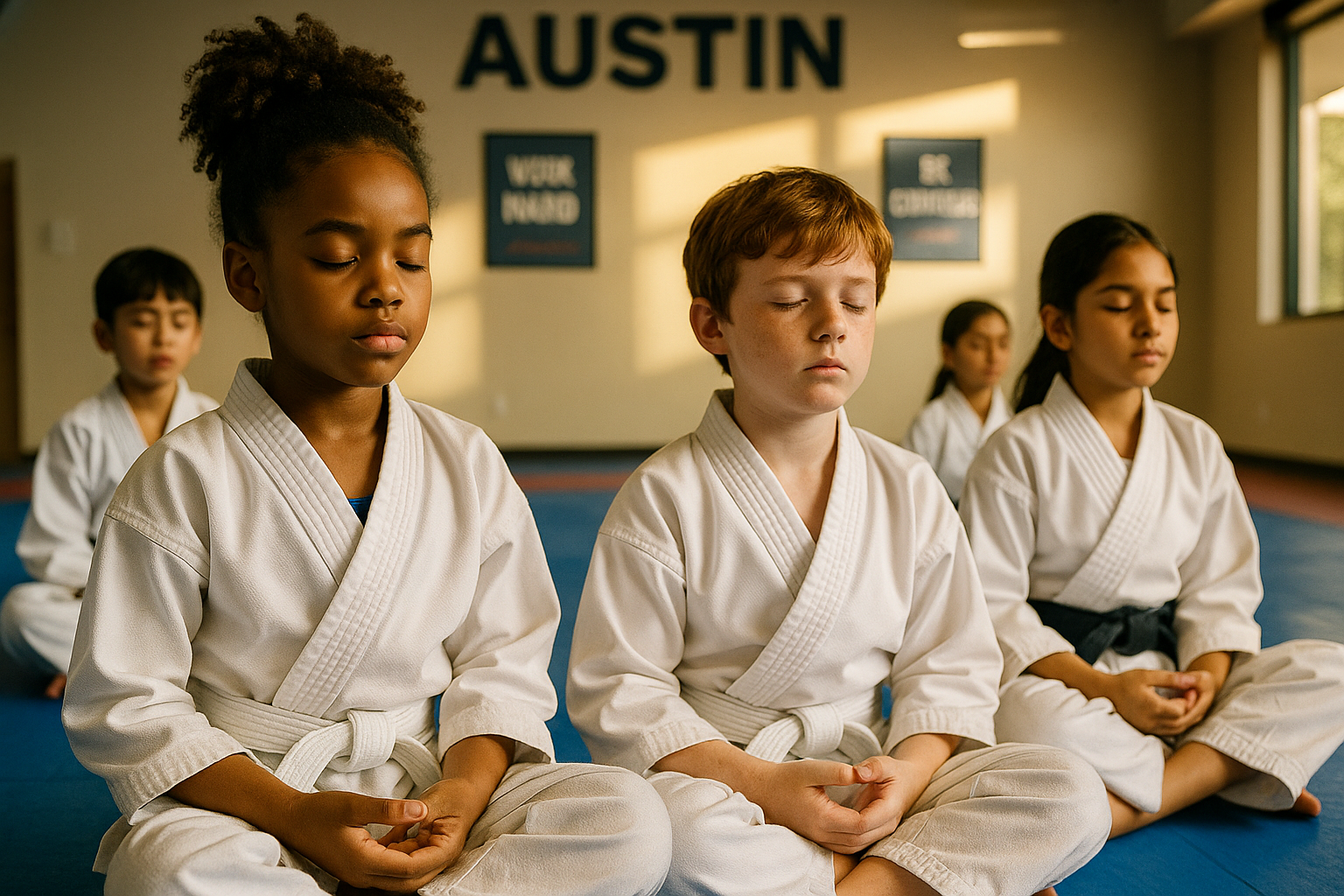 Austin kids martial arts class building emotional resilience