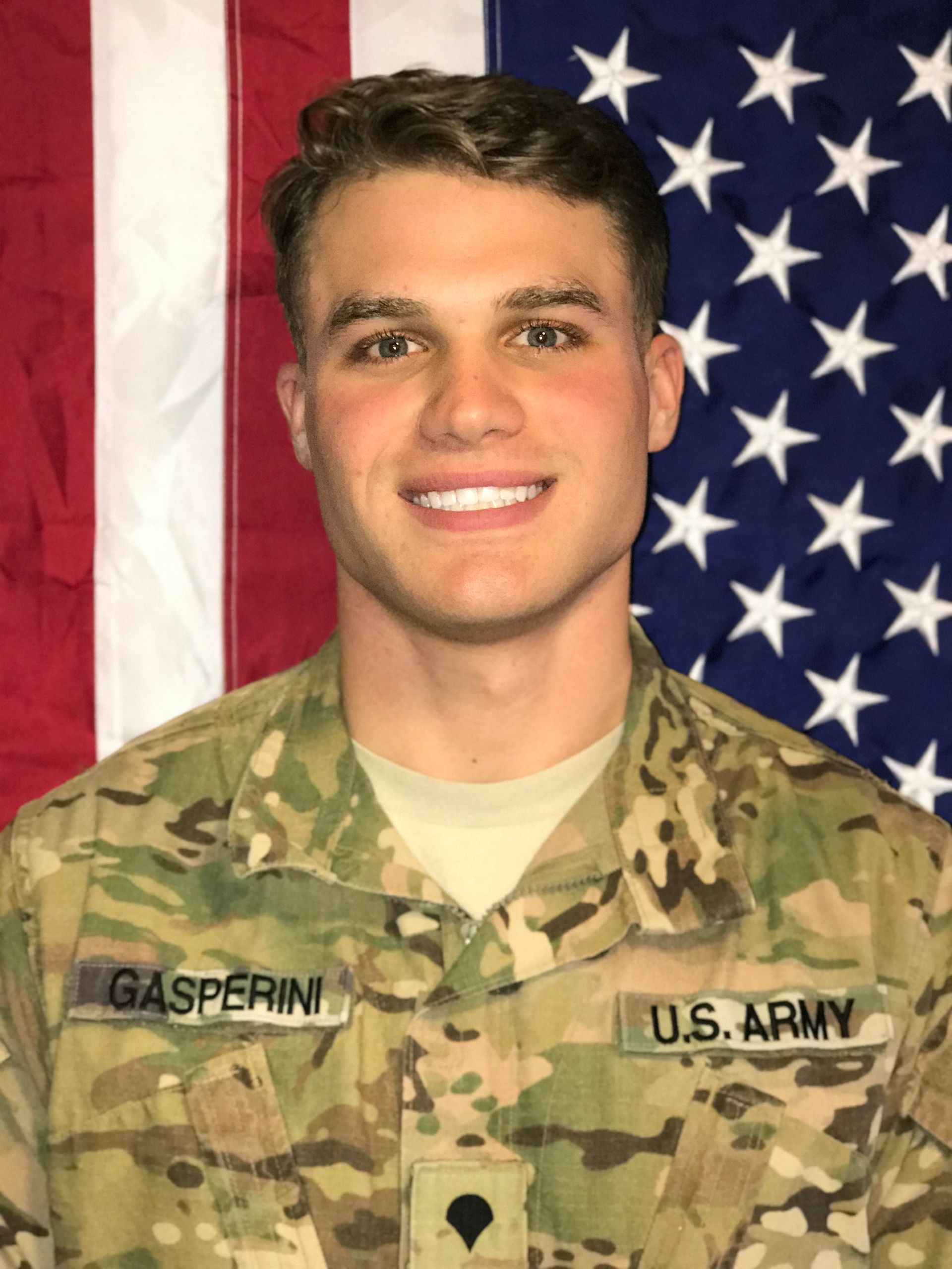 Cole Gasperini, an Army veteran.