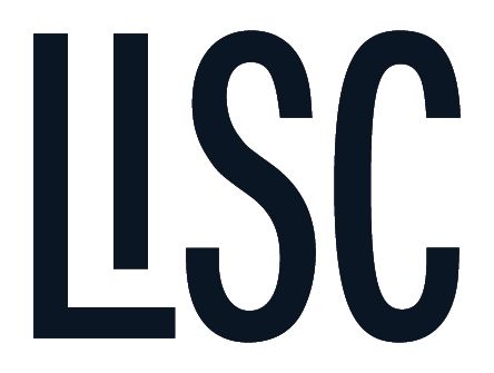 The word lsc is written in black letters on a white background.