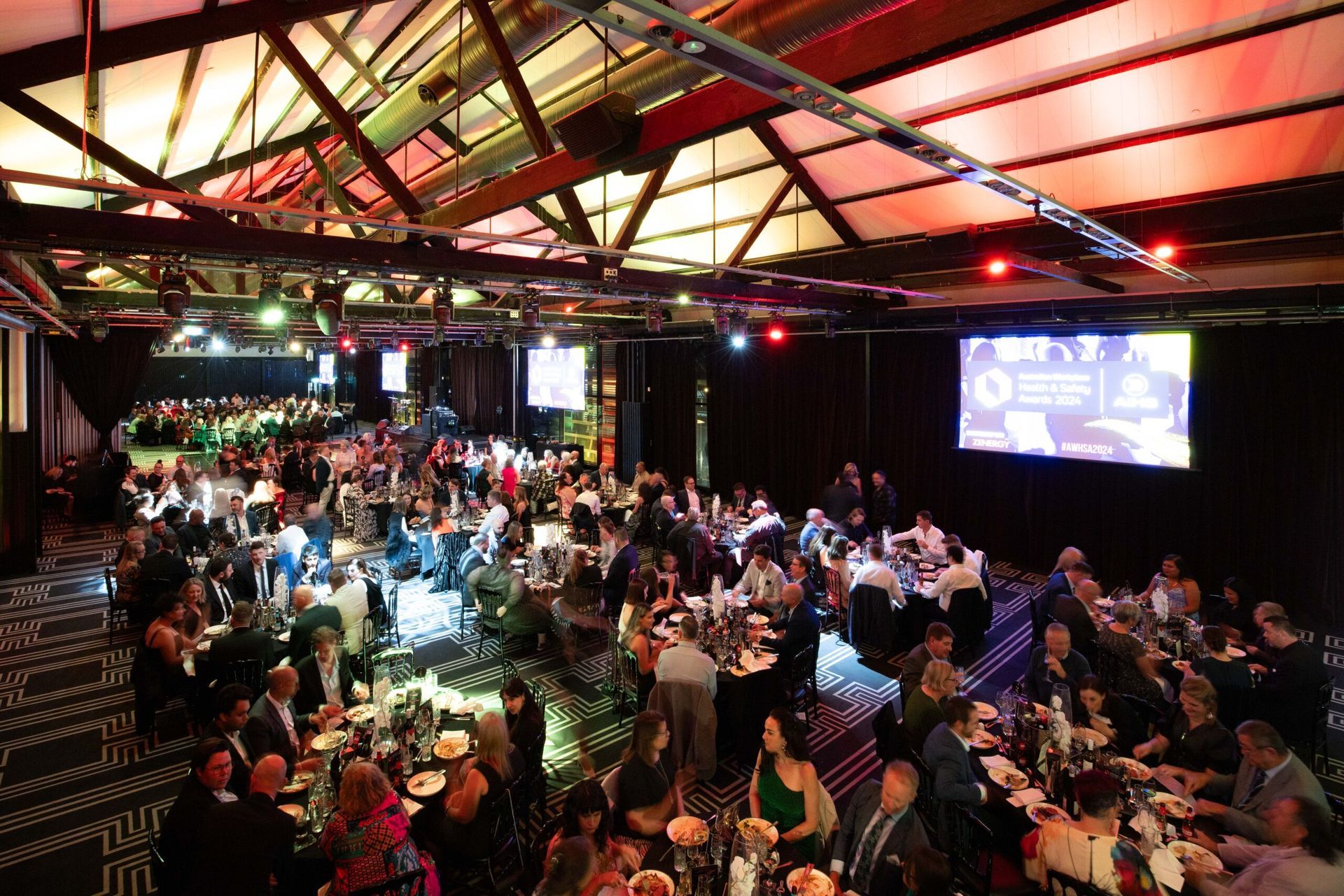 Photo from the previous 2024 Australian Workplace Health & Safety Awards night.