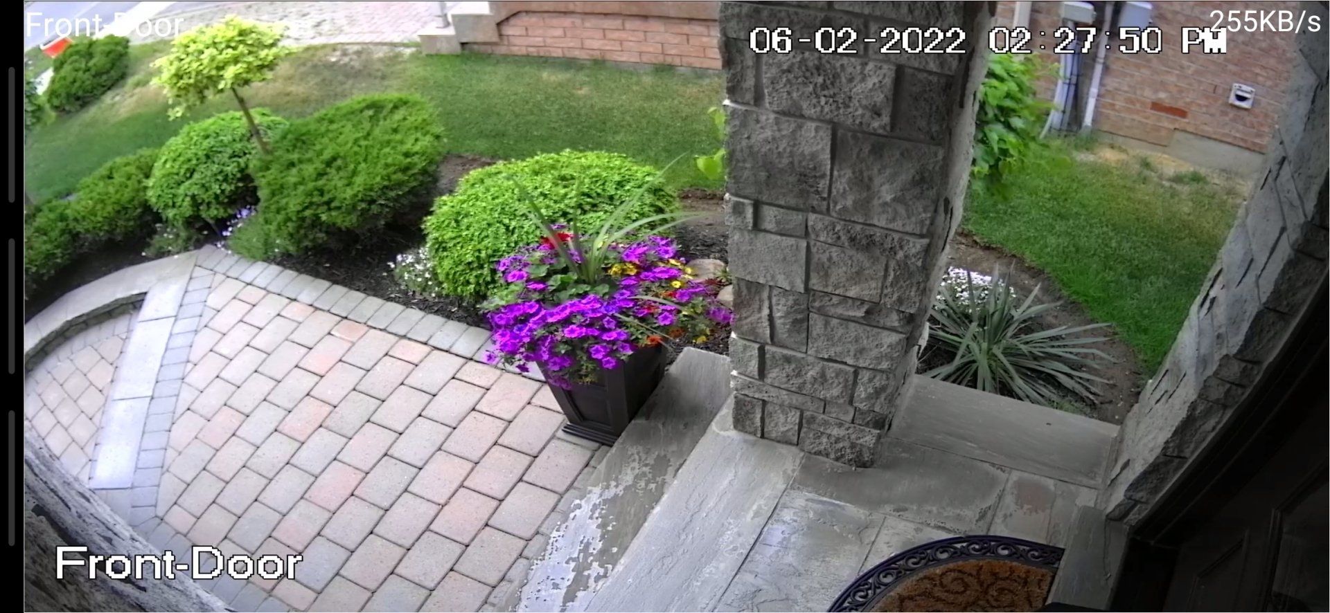 CCTV Front Porch view