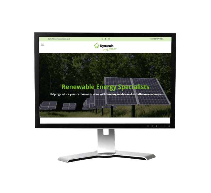 Dynamis associates website development