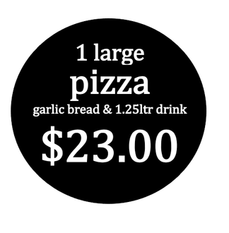 Terra Rossa any large pizza from $10* pickup onl Terra Rossa any large pizza from $12:50* pickup only