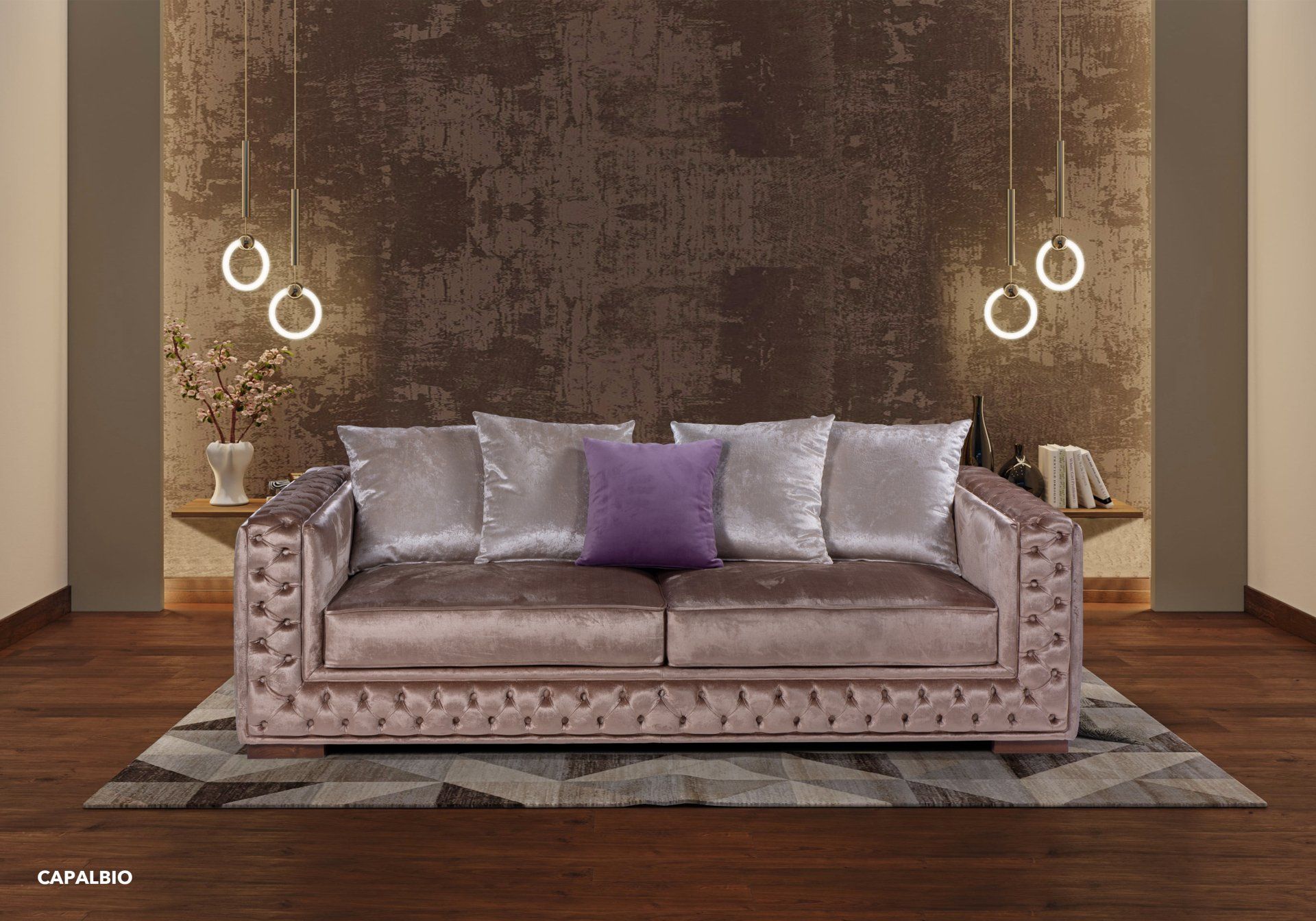 Divano in Capitonné